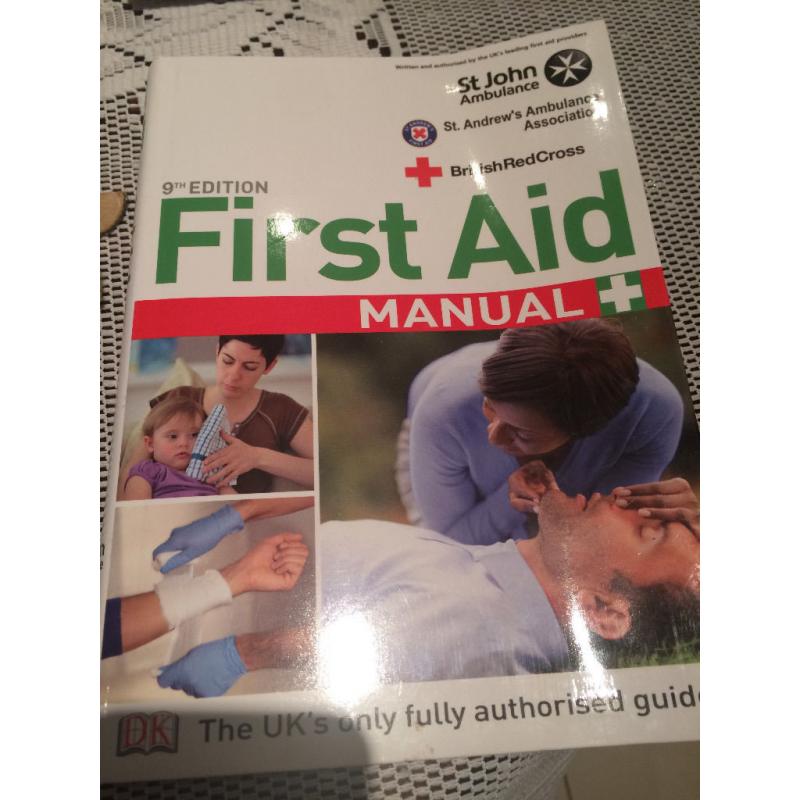 First Aid Manual *** British Red Cross *** ----- 9th Edition -- Brand New