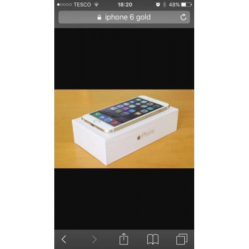 Brand new iPhone 6 gold unlocked to all networks