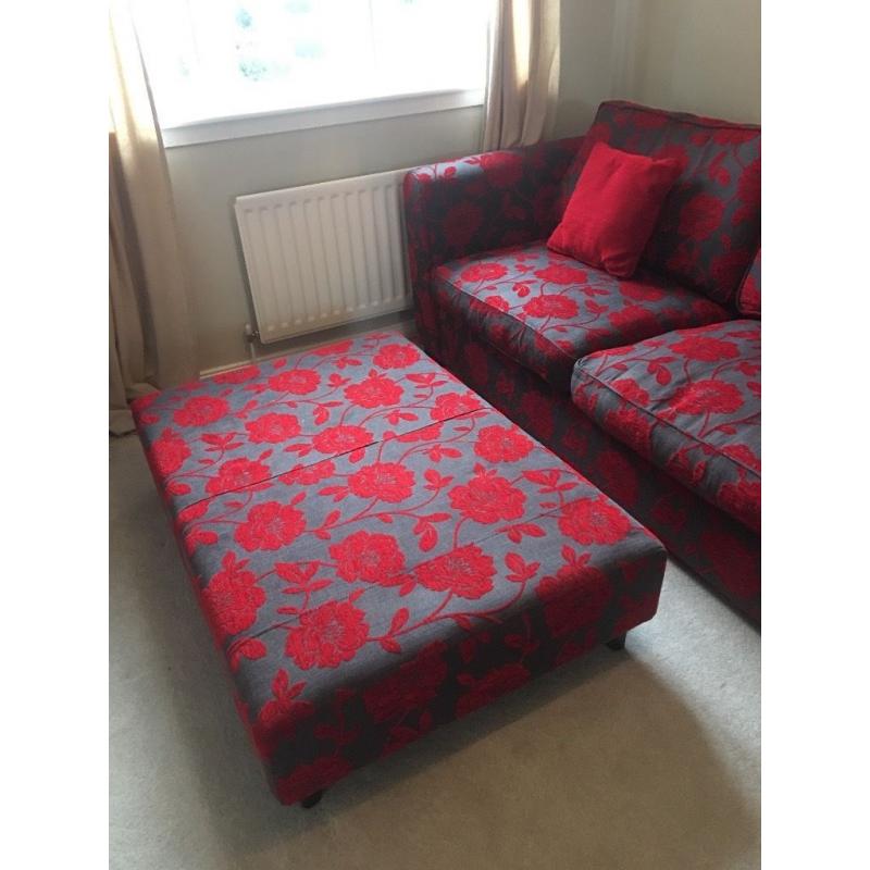 Luxury Sofa bed and Footstool