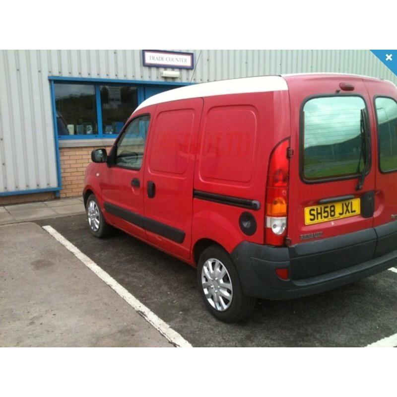Swap renault kangoo van 58 reg for big van sprinter transit lwb fishing boat or fast 600 motorbike