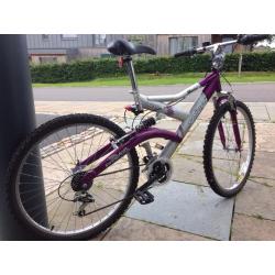 Woman's mountain bike, great condition: Excel Spice 18speed