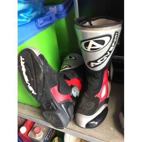 AGV boots as new no scuffs size 8