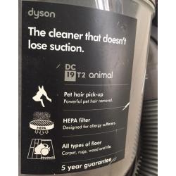 Dyson dc19 T2 animal vacuum