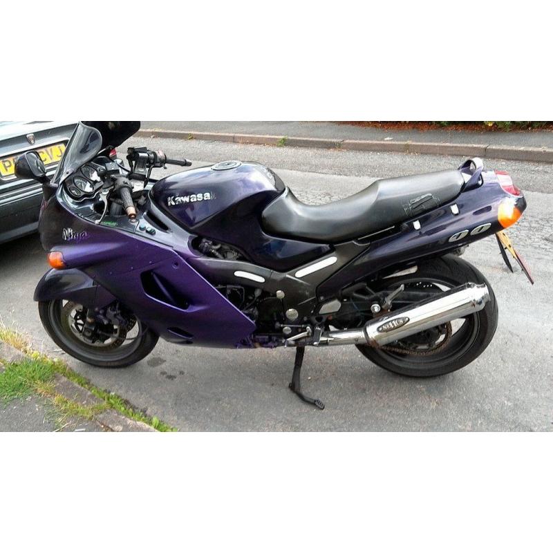 KAWASAKI ZZR 1100 D7 1999 FSH RIDES LIKE NEW QUICK SALE NEEDED GOING ON HOLIDAY