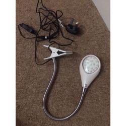 John Lewis reading / task lamp with clamp