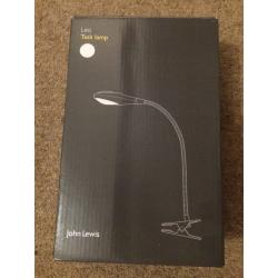 John Lewis reading / task lamp with clamp
