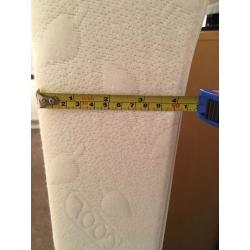 Double memory foam mattess