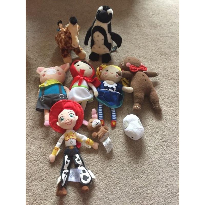 Fairy tale and other soft toys