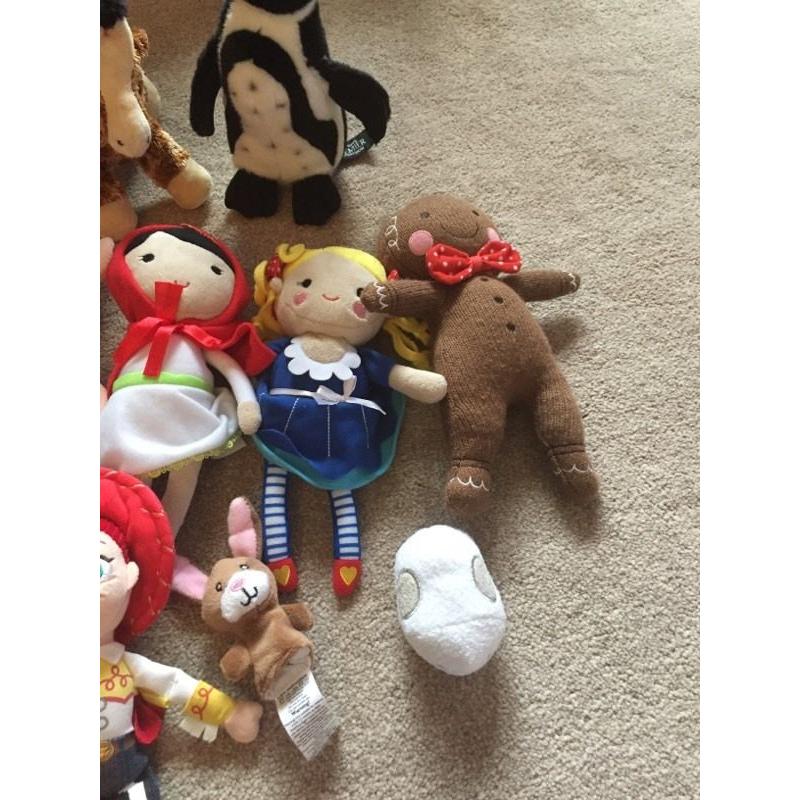 Fairy tale and other soft toys