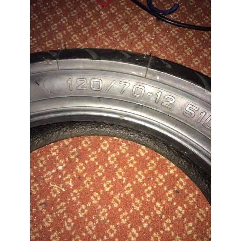 Brand new Moped tyre piaggio aerox speedfight 120-70/12