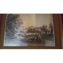 Vintage Original Hand Produced By Craftsmen Picture on Stainless Steel"Postoral"
