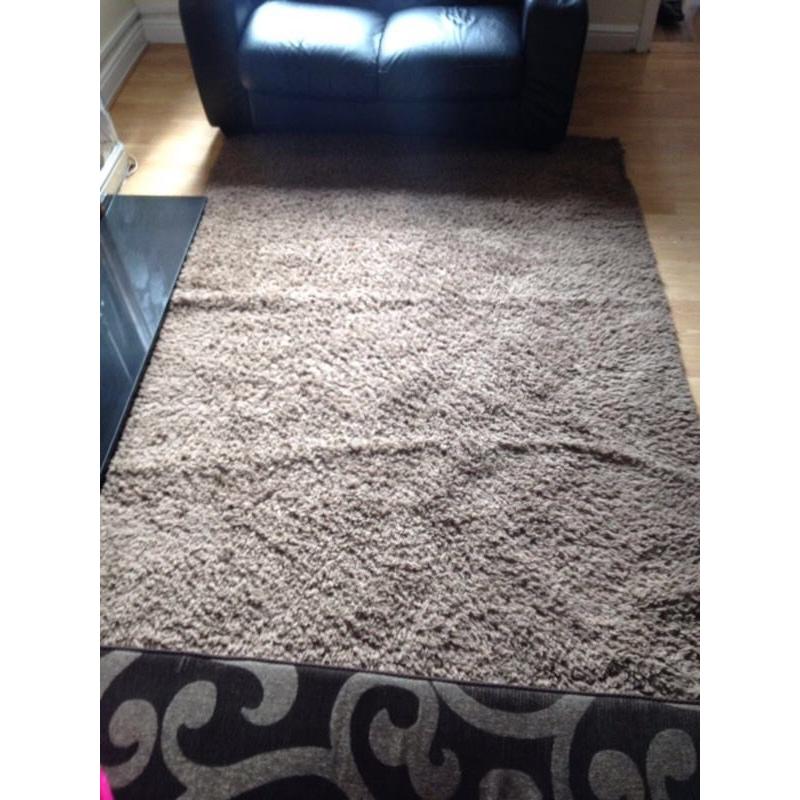 Large shaggy rug for sale