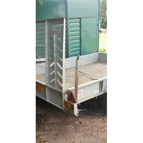 Car trailer, galvanised, ramp, factory made