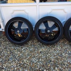 20" alloys 5x114 8.5 j et 35 Audi vw t4