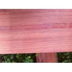 Pitch pine floorboards