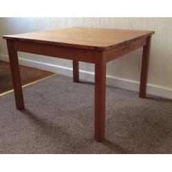 Pine wooden coffee table