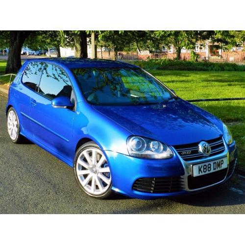 ?3 MONTHS WARRANTY? (2009) VOLKSWAGEN GOLF R32 DSG 4MOTION -SAT NAV-LEATHER - FSH -FREE DELIVERY UK
