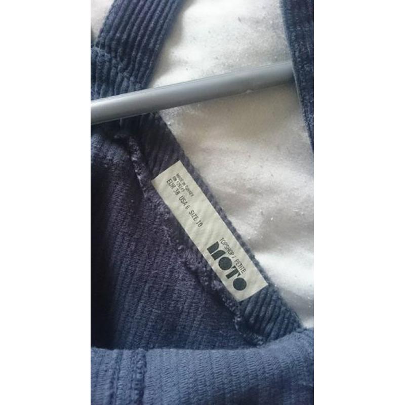 New Topshop Dungaree dress