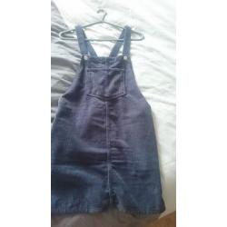 New Topshop Dungaree dress