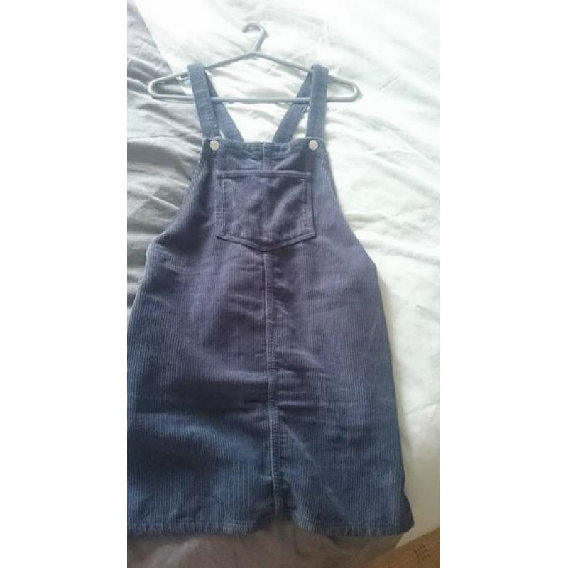 New Topshop Dungaree dress
