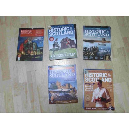 selection of historic scotland magazines
