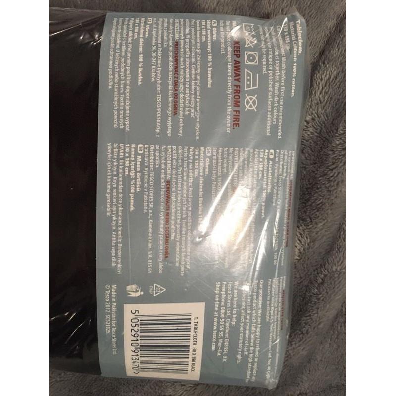 Brown table cloth brand new