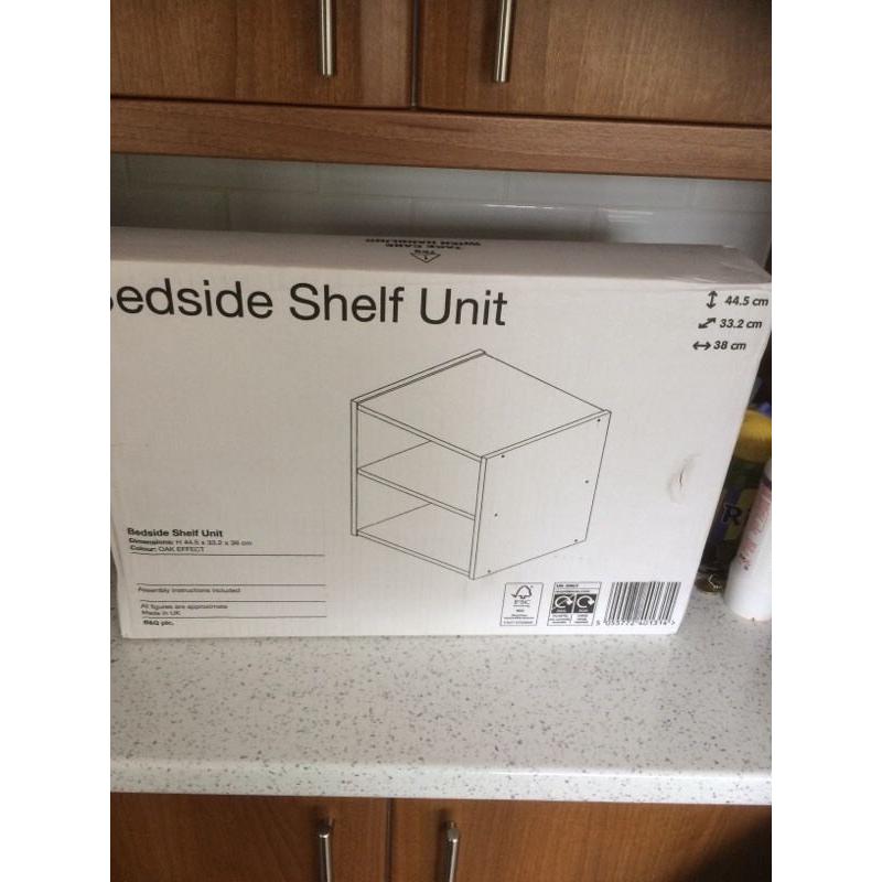 Bedside Shelf Units (Brand new in box)