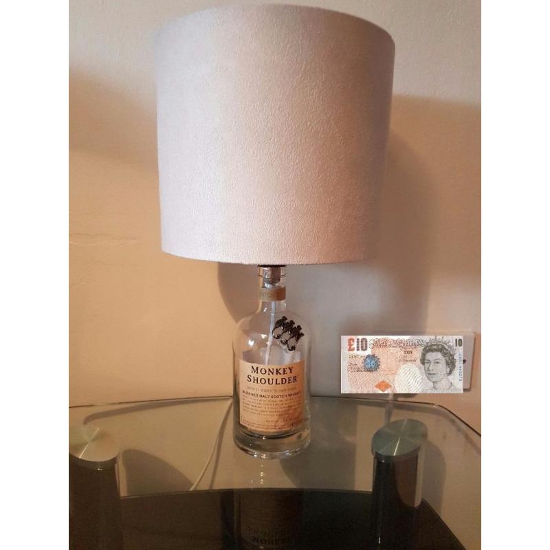 Monkey shoulder malt scotch whiskey lamp