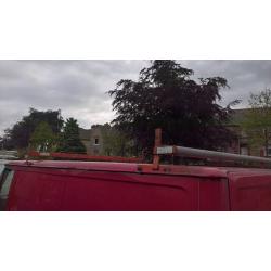 ROOF BARS with roller - fit Ford Transit Mk4