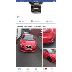 Seat Leon with full body kit and alloys