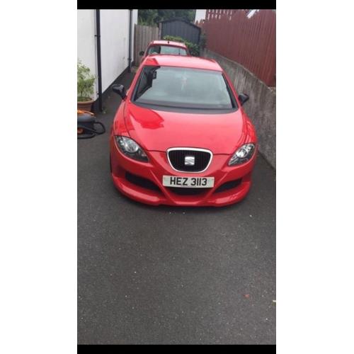 Seat Leon with full body kit and alloys