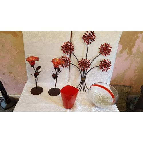 Red ornament bundle