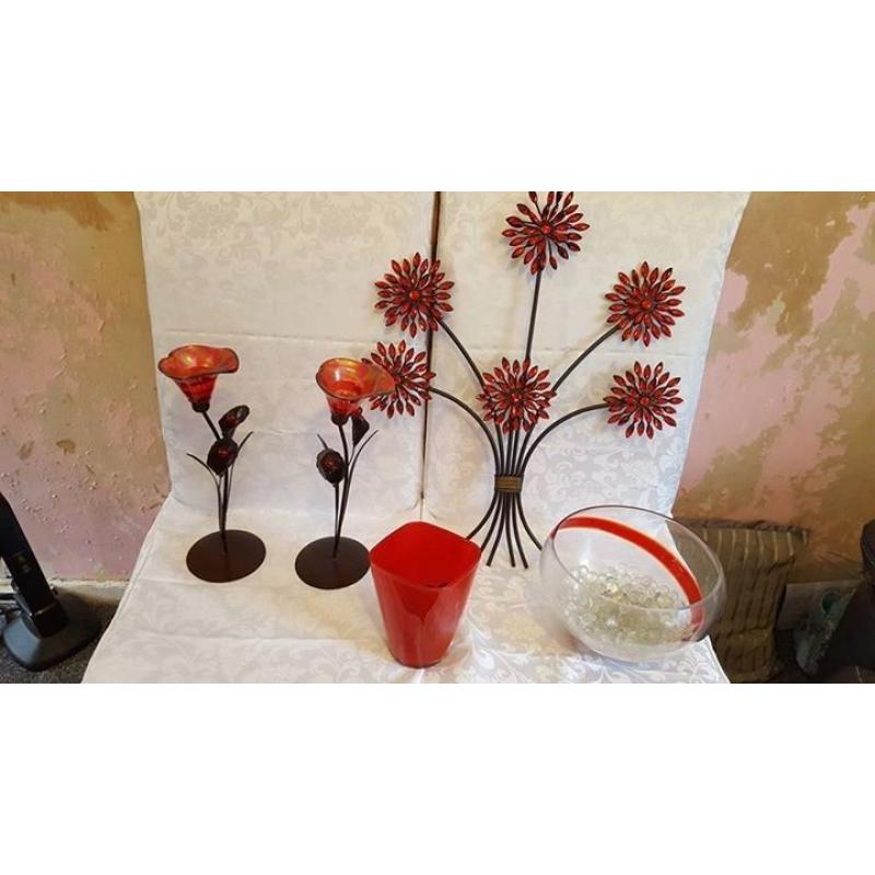 Red ornament bundle