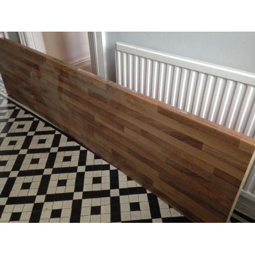 Walnut butcher block kitchen worktop