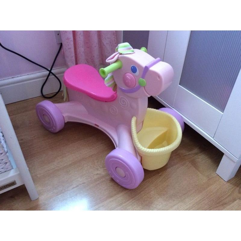 Fisher Price Musical Pony Ride on Toy