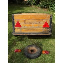 5cwt Baggage/Camping Trailer, approx. 48" x 36" x 18"