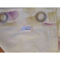 Like new John Lewis eyelet curtains