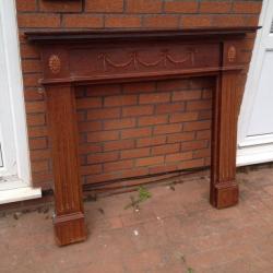Fire surround plus marble insert