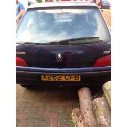 Peugeot 106. No tax or mot but still in working order