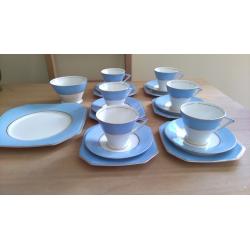 Palissy art deco style tea set