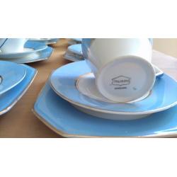 Palissy art deco style tea set