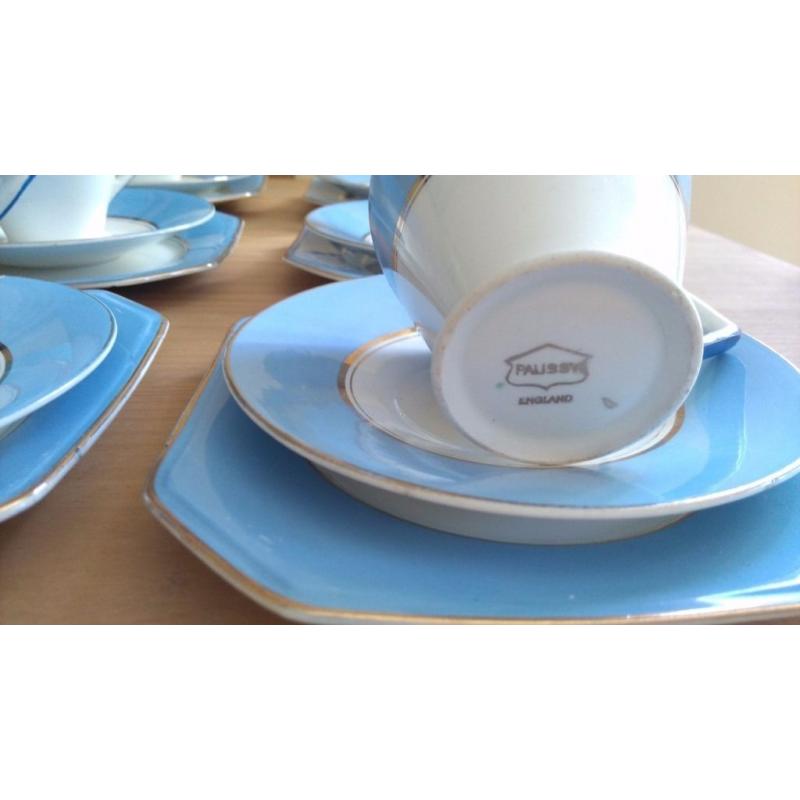 Palissy art deco style tea set
