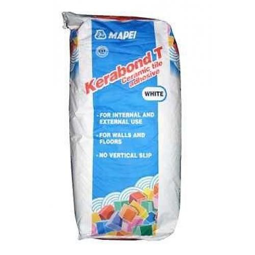Mapei Kerabond T adhesive. 25kg. White.