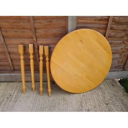 Small round table