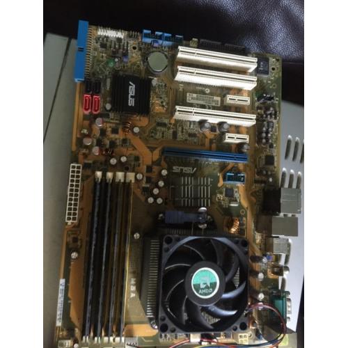 Asus motherboard phenom x2 processor 8gb ram and fan