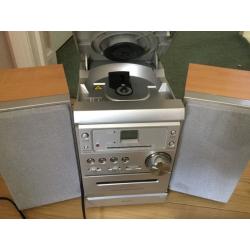 CD player and speakers