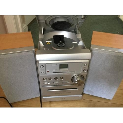 CD player and speakers