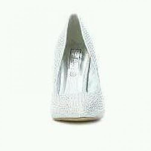 Sliver high heels