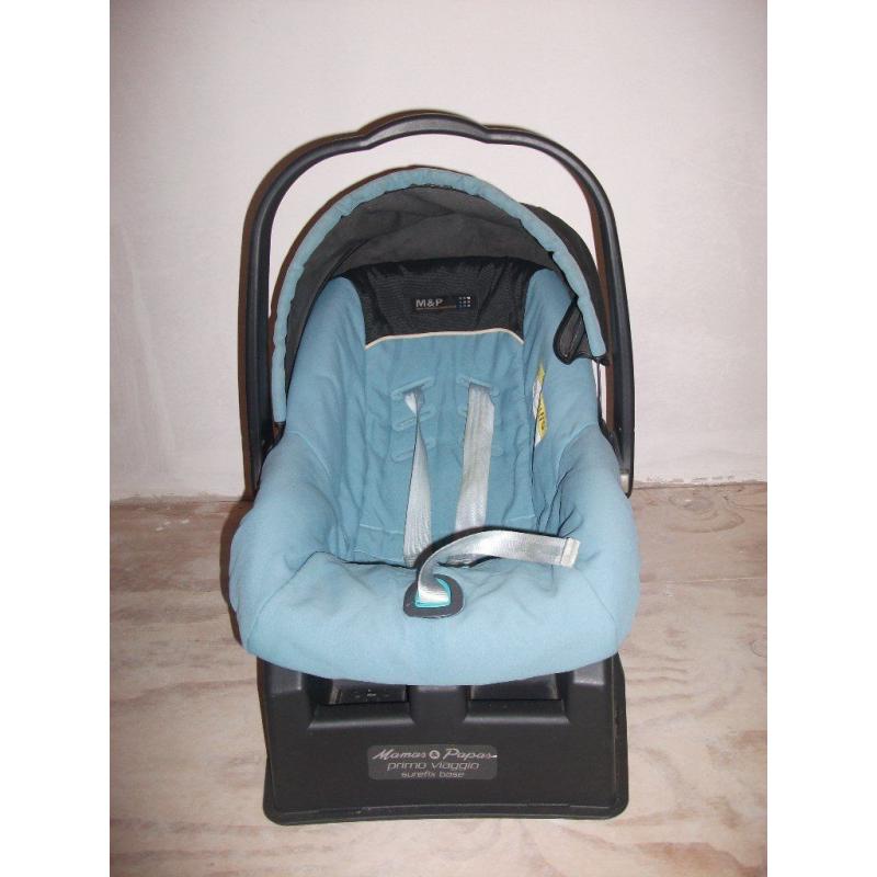 MAMAS and PAPAS car seat