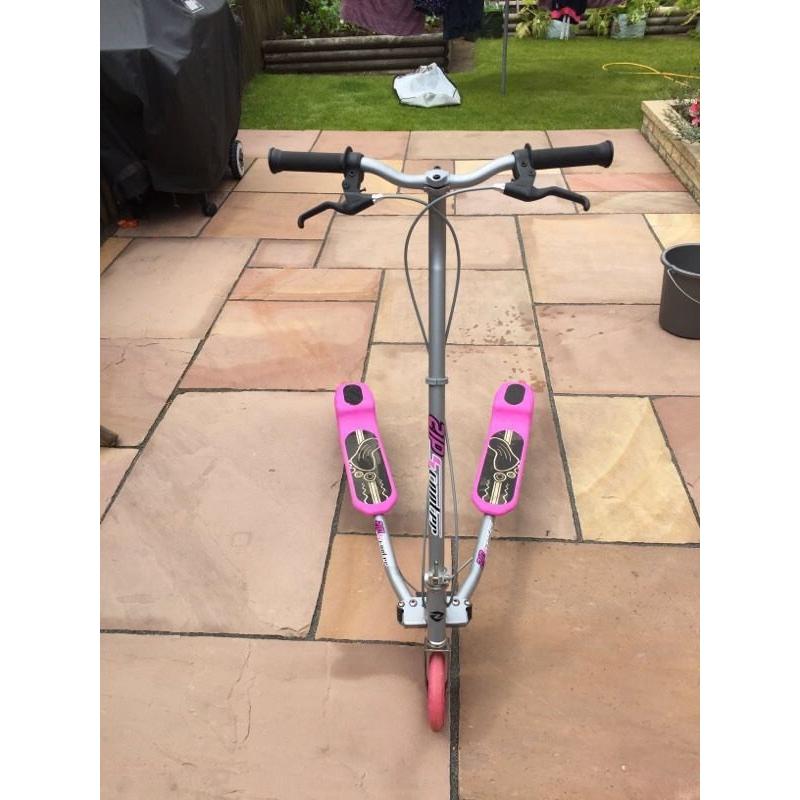 Pink scooter